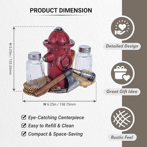 Pine Ridge Bigfoot Sasquatch Salt and Pepper Shaker - اثنان من الهزازين الزجاجيين ، و CADDY BIGFOOT CADDY للتوابل والتوابل ، للمطبخ ، أو تناول الطعام أو ديكور الطاولة in Kuwait