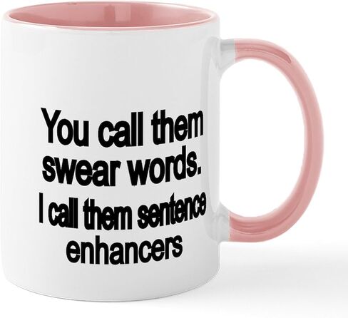 كوب CafePress You Call Them Swear Words كوب قهوة من السيراميك سعة 11 أونصة (325 مل). in Kuwait
