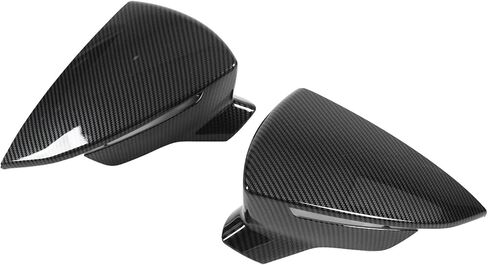 Side Mirror Cover, Rear View Mirror Cover, Wing Mirror Cap Replacement, Smooth Texture, with Improving Aerodynamic Performance, Wing Mirror Cap Replacement (Glossy Black) in Saudi Arabia