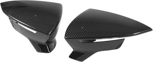 Side Mirror Cover, Rear View Mirror Cover, Wing Mirror Cap Replacement, Smooth Texture, with Improving Aerodynamic Performance, Wing Mirror Cap Replacement (Glossy Black) in Saudi Arabia