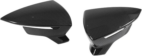 Side Mirror Cover, Rear View Mirror Cover, Wing Mirror Cap Replacement, Smooth Texture, with Improving Aerodynamic Performance, Wing Mirror Cap Replacement (Glossy Black) in Saudi Arabia