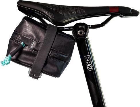 ORUCASE Bike Saddle Bag HC - Compact, Waterproof, Under Seat Bike Bag for Bicycles - Secure Bike Seat Bag w/Strong Rubber Straps - Easy to Install Bike Storage Bag for Tools - 30 Cubic Inches - Black in Saudi Arabia