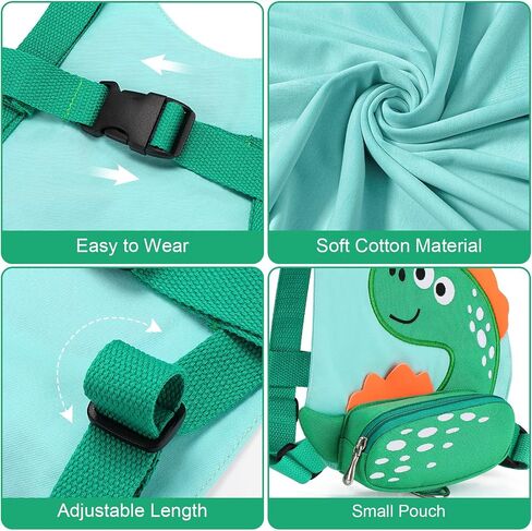 3 in 1 Toddler Harness Leash + Baby Anti Lost Wrist Link, Accmor Cute Dinosaur Child Safety Harness Tether, Kids Walking Wristband Assistant Strap Belt for Parent Boys Outdoor Activity (Black) in Saudi Arabia