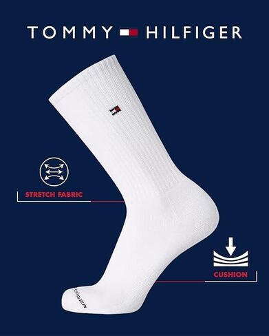 Tommy Hilfiger Men's Dress Socks - Lightweight Comfort Crew Sock (4 Pack) in Saudi Arabia