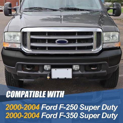 Auto Dynasty Front Bumper Face Bar Compatible with 2000-2004 Ford F-250 F-350 Super Duty, FO1002365, Paint to Match Black in Saudi Arabia
