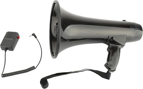 Portable Speaker Potential of a Portable Megaphone with a Microphone for Meetings, Training, Speech - Plastic Material in Saudi Arabia