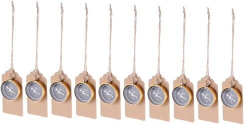 GANAZONO Compass Wedding Favor Set 10pcs Pocket Compass Pendant Decorative Party Favor Families Friends in Saudi Arabia