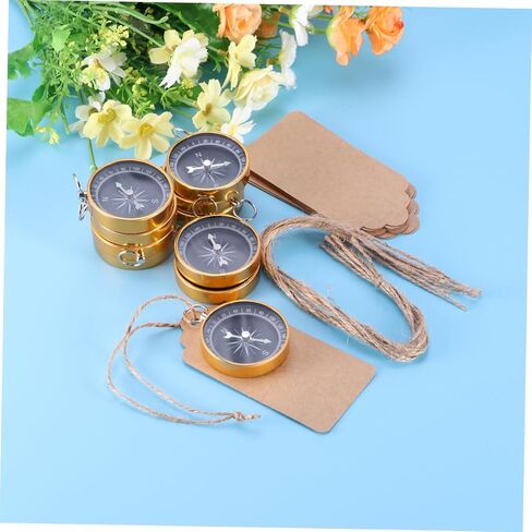 GANAZONO Compass Wedding Favor Set 10pcs Pocket Compass Pendant Decorative Party Favor Families Friends in Saudi Arabia