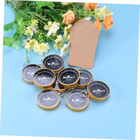 GANAZONO Compass Wedding Favor Set 10pcs Pocket Compass Pendant Decorative Party Favor Families Friends in Saudi Arabia
