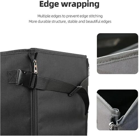 bike bag Portable Folding Bike Storage Box Fit For Brompton Dirt-repellent Water-repellent Box Car Trunk Transport Storage Box fashion(One straps) in Saudi Arabia