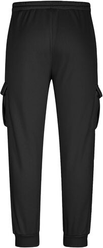 الصوف البضائع Sweatpants للرجال مفتوحة أسفل السراويل البضائع الفضفاضة الرباط عادية مرونة الخصر تجريب السراويل ث/جيوب in Kuwait