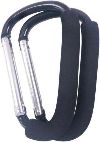 16# Extra Large Aluminum Alloy Mountaineering Buckle with Sponge Cover Bag Buckle, Portable Outdoor Practical Accessory for Shopping Bag in Saudi Arabia