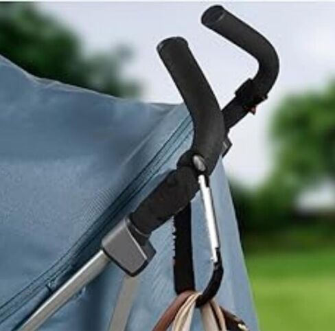 16# Extra Large Aluminum Alloy Mountaineering Buckle with Sponge Cover Bag Buckle, Portable Outdoor Practical Accessory for Shopping Bag in Saudi Arabia