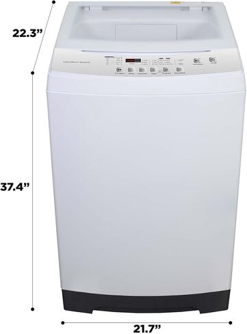 RCA RPW091 0.9 Cu Ft Top Load Portable Washing Machine Washer on Wheels, White in Saudi Arabia