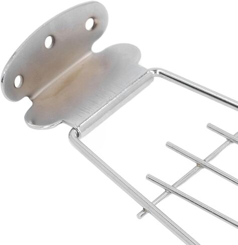 WALFRONT 6 String Guitar Trapeze Tailpiece Bridge Metal Tailpiece with Adjustable String Spacing for Archtop Jazz Bass Guitar Parts in Saudi Arabia