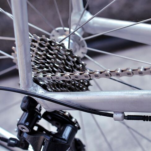 سلسلة دراجة 7 سرعات ، 1/2 × 11/128 بوصة ، 116 روابط ، بنية ، متوافقة مع Shimano/SRAM/Campagnolo in Saudi Arabia