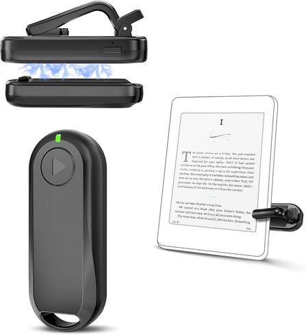 صفحة التحكم عن بُعد في كوباك تيرنر لـ Kindle Paperwhite iPad Reading Kobo Comics/روايات أقراص التقاط صور للكاميرا تسجيلات الفيديو عن بُعد ، صفحة تضيق طويلة جدًا in Kuwait