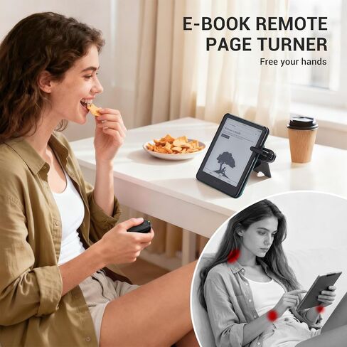 صفحة التحكم عن بُعد في كوباك تيرنر لـ Kindle Paperwhite iPad Reading Kobo Comics/روايات أقراص التقاط صور للكاميرا تسجيلات الفيديو عن بُعد ، صفحة تضيق طويلة جدًا in Kuwait