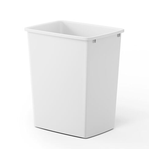 علبة المطبخ 35QT المطبخ ، وعلب القمامة القوي وخفيف الوزن ، وعلب القمامة للمطبخ ، مساحة العمل ، الحمام ، المكتب ، سهلة التنظيف ، عبوة 2 ، رمادي in Kuwait