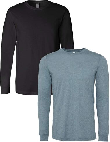 Bella Canvas Unisex Jersey Long Sleeve Tee - Team Purple - S in Saudi Arabia