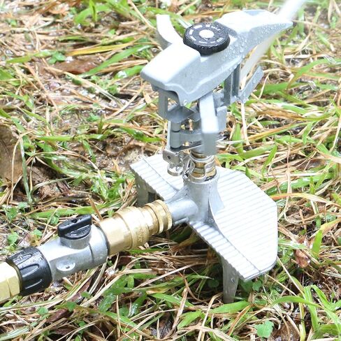 STYDDI 3/4-inch Full Flow Super Heavy Duty Hose Quick Connect Fittings, Lead-free Brass Full Port Garden Hose Quick Connector Coupler, 3/4" GHT High-Volume Hose Quick Release Adapter Set in Kuwait