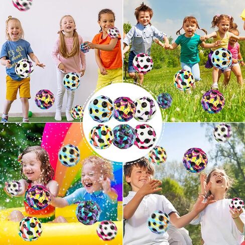 12 PCS Large Bouncy Ball, Colorful Big Super Bounce Toy,Extreme High Bouncing Balls for Kids,Fun Kids Lightweight Foam Jump Sensory Ball for Outside (HHLFCL) in Kuwait