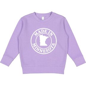 Inktastic صنع في مينيسوتا - سويت شيرت أبيض للأطفال الصغار in Kuwait