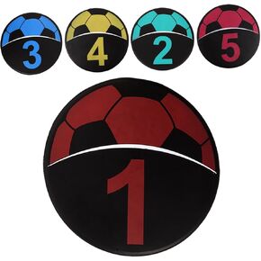 Garneck 5pcs Soccer Training Markers Non- Football Discs for Drills Lightweight and Stackable for Sports Training Soccer Basketball Baseball in Kuwait
