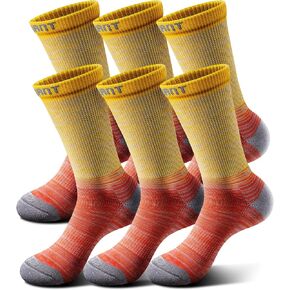 BULLIANT Compression Socks for Men 6Pairs, Athletic Crew Socks Cushioned For Men Sports Running-Arch Support in Saudi Arabia