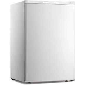 Kismile 2.1 Cu.ft Compact Upright Freezers with Reversible Single Door,Removable Shelves Mini Freezer with Adjustable Thermostat for Home/Kitchen/Office (2.1 Cu.ft, Stainless Steel) in Saudi Arabia