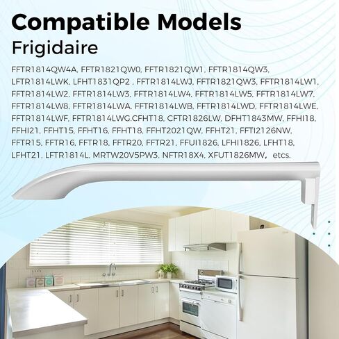 5304486359 Refrigerator Door Handle Replace 5304506469 5304504507 5304497105 AP6036330 Right Refrigerator Side Door Handle FFTR1814QW4A FFTR1821QW0 FFTR1821QW1 FFTR1814QW3 LFTR1814LWK LFHT1831QP2 in Kuwait