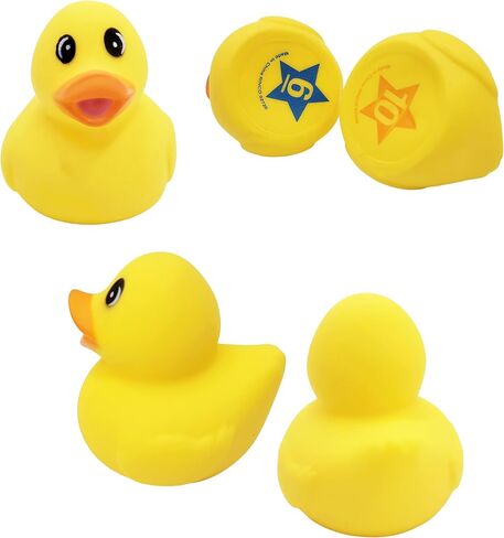 لعبة Duck Toy Matching ، Duckies for Kids ، Bath Bath Homeves Baby Showers Class -incentives ، Summer Beach and Pool ، 2.5 "بوصة (حزمة 20) - بطة بلاستيكية in Kuwait