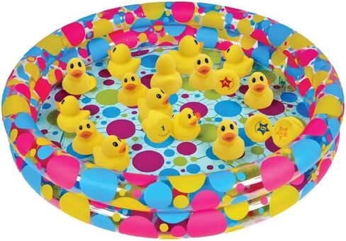 لعبة Duck Toy Matching ، Duckies for Kids ، Bath Bath Homeves Baby Showers Class -incentives ، Summer Beach and Pool ، 2.5 "بوصة (حزمة 20) - بطة بلاستيكية in Kuwait