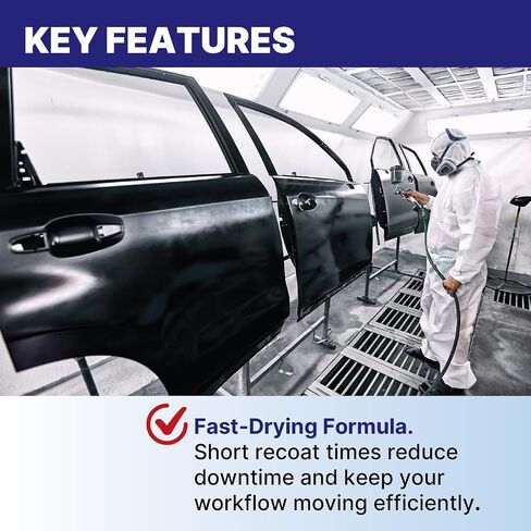 Finishx Automotive Refinishing Factory Color 1K Basecoat Diamond Black Mixing Ratio 1: 1 (Gallon) in Saudi Arabia