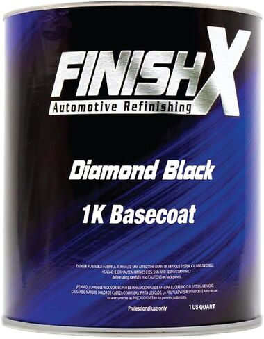 Finishx Automotive Refinishing Factory Color 1K Basecoat Diamond Black Mixing Ratio 1: 1 (Gallon) in Saudi Arabia