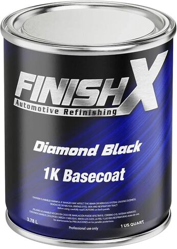 Finishx Automotive Refinishing Factory Color 1K Basecoat Diamond Black Mixing Ratio 1: 1 (Gallon) in Saudi Arabia