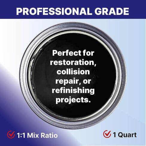 Finishx Automotive Refinishing Factory Color 1K Basecoat Diamond Black Mixing Ratio 1: 1 (Gallon) in Saudi Arabia