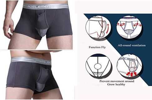 AOELEMENT Men's Underwear Modal Breathable Trunks in Saudi Arabia