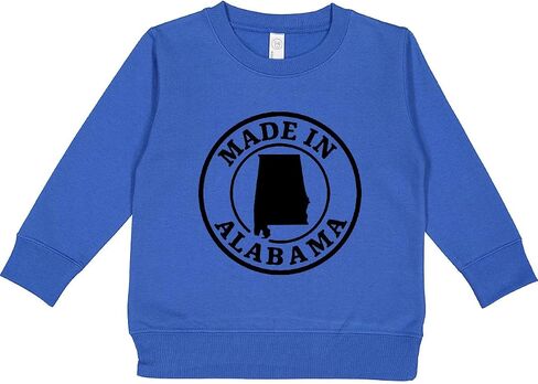 inktastic Made in Alabama - Black Toddler Sweatshirt in Saudi Arabia