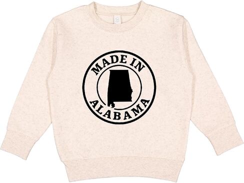 inktastic Made in Alabama - Black Toddler Sweatshirt in Saudi Arabia