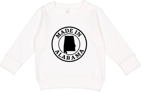 inktastic Made in Alabama - Black Toddler Sweatshirt in Saudi Arabia