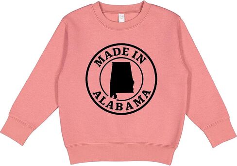 inktastic Made in Alabama - Black Toddler Sweatshirt in Saudi Arabia