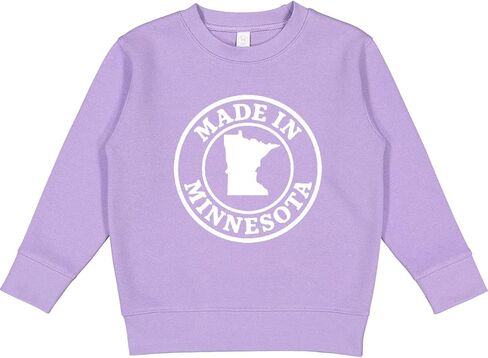 Inktastic صنع في مينيسوتا - سويت شيرت أبيض للأطفال الصغار in Kuwait