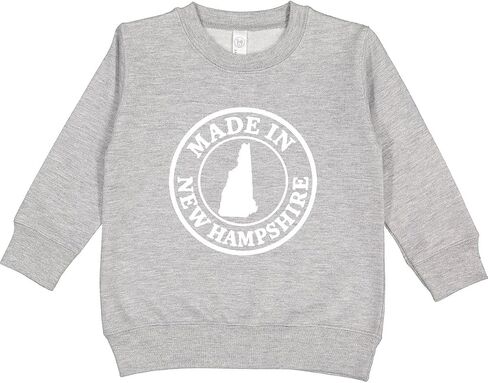 inktastic Made in New Hampshire - White Toddler Sweatshirt in Saudi Arabia