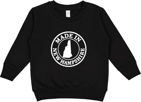inktastic Made in New Hampshire - White Toddler Sweatshirt in Saudi Arabia