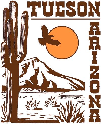 Cafepress Tucson Arizona Oval Car Sticker in Saudi Arabia