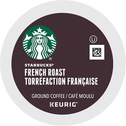 Starbucks K-Cup Coffee Pods ، قهوة مشوية داكنة ، مشوي فرنسي ، 100 ٪ أرابيكا ، صندوق واحد (32 قرون) in Kuwait