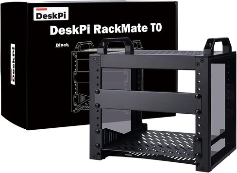 GeeekPi 4U Server Cabinet, 10 inch Server Rack for Network, Servers, Audio, and Video Equipment, DeskPi RackMate T0 Rackmount in Saudi Arabia