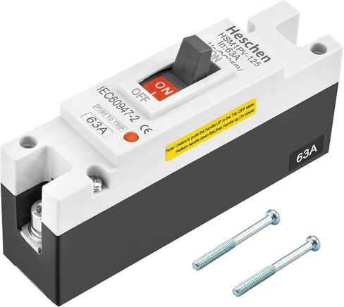 DC Molded Case Circuit Breaker MCCB, HSM1PV-250, 1 Poles, DC 250V 125A, Photovoltaic Circuit Breaker, for Solar PV System Solar Panels Grid System in Kuwait
