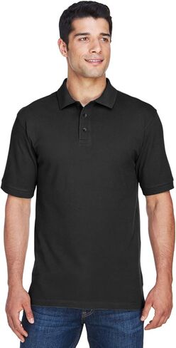 Harriton Men's Cotton Pique Polo Shirt in Saudi Arabia